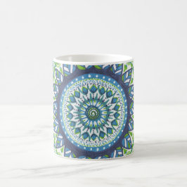 Wassermandala-Kaffee-Tasse Tasse