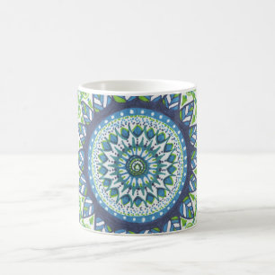 Wassermandala-Kaffee-Tasse Tasse