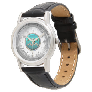 Wassermann-astrologisches Symbol Armbanduhr