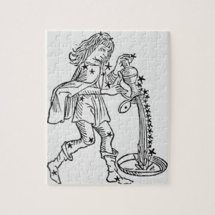 Wassermann (der Wasserträger) eine Illustration Puzzle