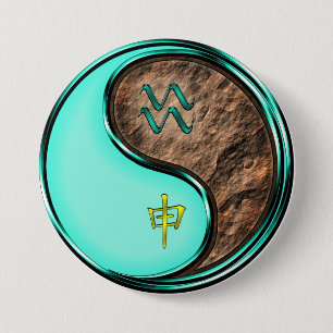 Wassermann & Erd-Affe Button