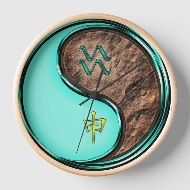 Wassermann & Erdaffe Uhr (Vorderseite)