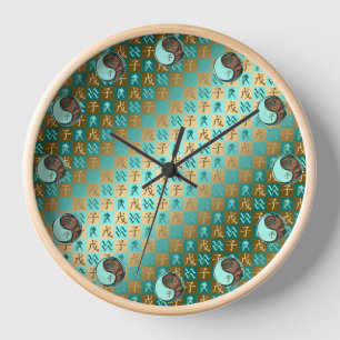 Wassermann & Erde Ratte Uhr