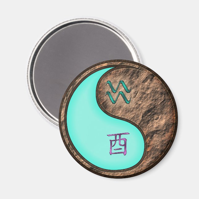 Wassermann & Erdhahn Magnet (Vorderseite/Rückseite)