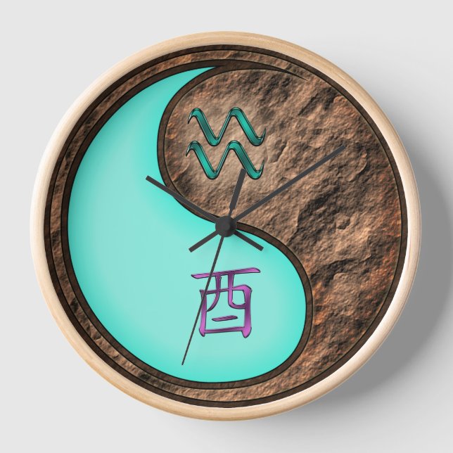 Wassermann & Erdhahn Uhr (Vorderseite)