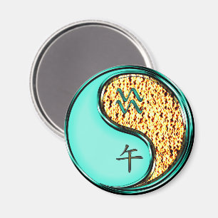 Wassermann & Feuerpferd Magnet