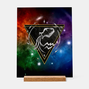 Wassermann Galaxie Tierkreis Acrylschild