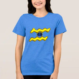 WASSERMANN /GOLD ZODIAC GEBURTSTAGSJUWEL Tri-Blend SHIRT