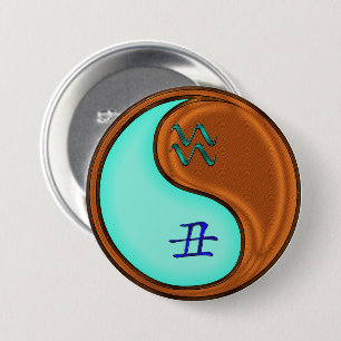 Wassermann & Holz-Ochse Button