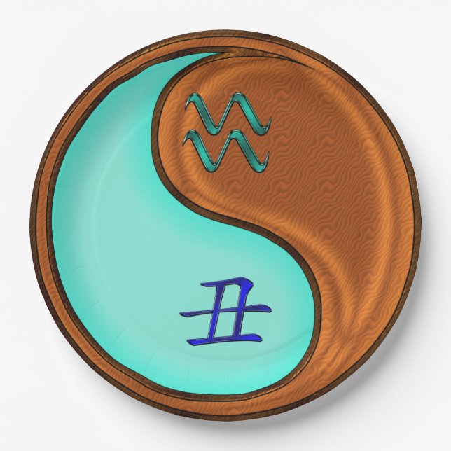 Wassermann & Holz Ochse Pappteller (Vorderseite)