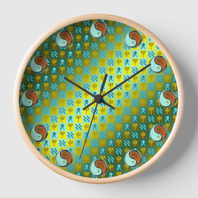 Wassermann & Holzaffe Uhr (Vorderseite)