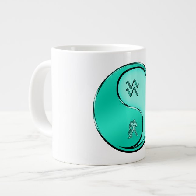 Wassermann Jumbo-Tasse (Vorderseite Links)