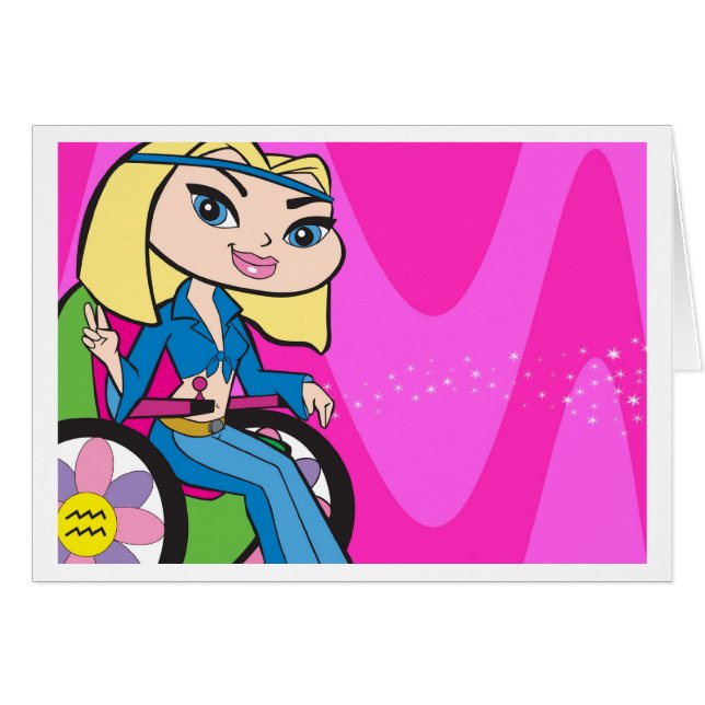 Wassermann-Karte (Vorderseite (Horizontal))