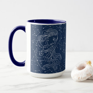 Wassermann Mädchen Sternzeichen Tasse