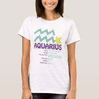 Wassermann-Merkmal-Damen-T - Shirt