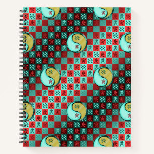 Wassermann & Metall-Tiger Notizbuch
