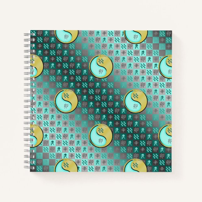 Wassermann & Metalliner Hase Notizbuch (Vorderseite)