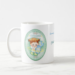 Wassermann - personalisierte Tierkreis-Tasse Tasse