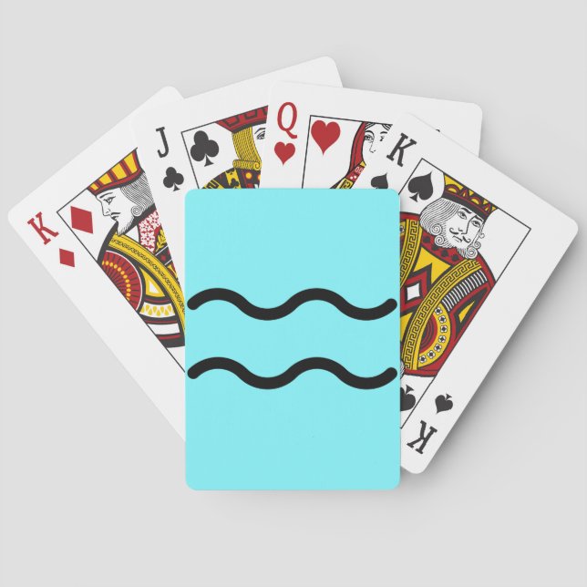 Wassermann  spielkarten (Rückseite)