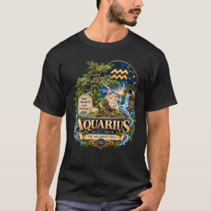 Wassermann-Sternzeichen-Bonsai-Kunst T-Shirt