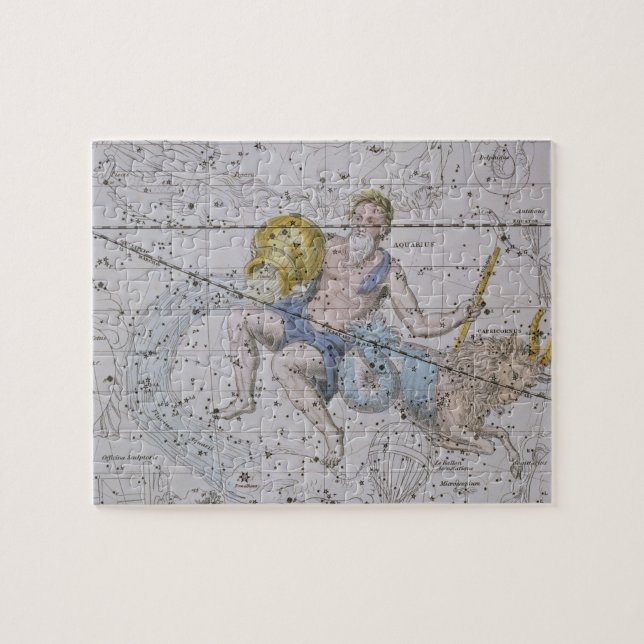 Wassermann und Steinbock, von "einem himmlischen Puzzle (Horizontal)