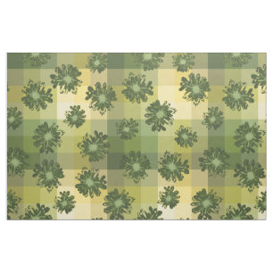 Wassermann-Vintages kariertes u. psychedelisches Stoff