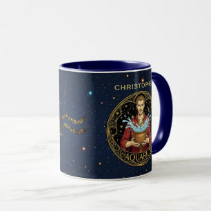 Wassermann Wassermann Sternzeichen Symbol für ihn Tasse