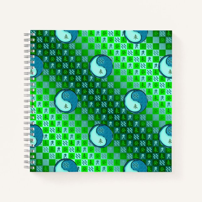 Wassermann & Wasserziege Notizbuch (Vorderseite)