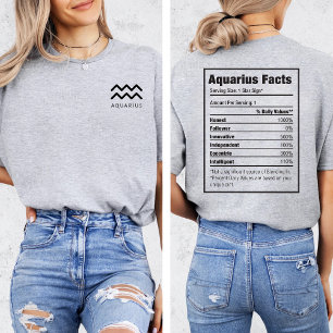 WASSERMANN Zodiac Horoskop Sternzeichen Symbol T-Shirt