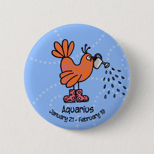 Wassermannknopf Button