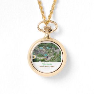 Wassermeer Strand Foto geben Namen Text Platz Somm Armbanduhr