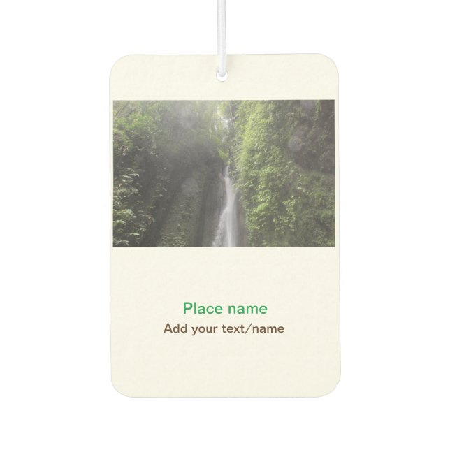 Wassermeer Strand Foto geben Namen Text Platz Somm Autolufterfrischer (Vorderseite)