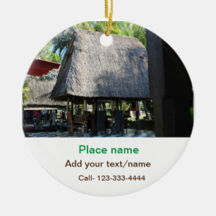 Wassermeer Strand Foto geben Namen Text Platz Somm Keramik Ornament