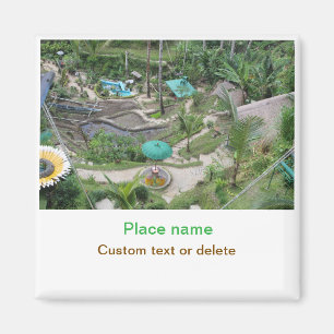 Wassermeer Strand Foto geben Namen Text Platz Somm Magnet