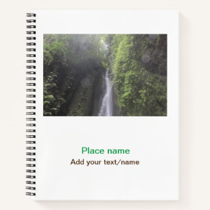 Wassermeer Strand Foto geben Namen Text Platz Somm Notizbuch