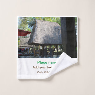 Wassermeer Strand Foto geben Namen Text Platz Somm Waschlappen