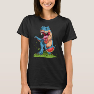 Wassermelon Dinosaur eins in einem Melon T Rex Som T-Shirt