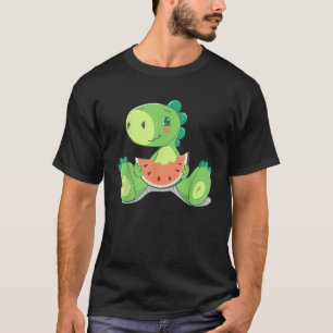 Wassermelon Dinosaur Eins in einem Melon T Rex Som T-Shirt