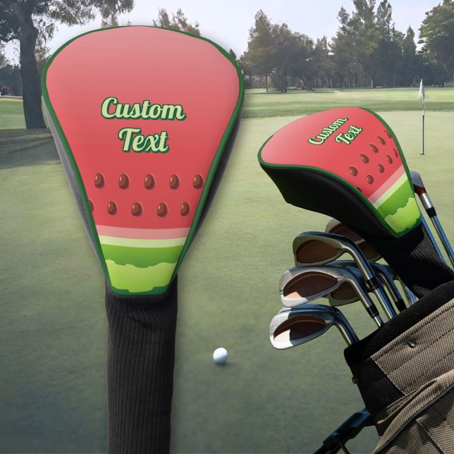 Wassermelon Slice Hintergrund Golf Headcover (Von Creator hochgeladen)