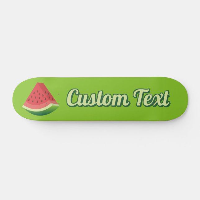 Wassermelon Slice Skateboard (Horizontal)