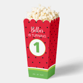 Wassermelone 1. Geburtstag Party Popcorn Box für M Geschenkschachtel