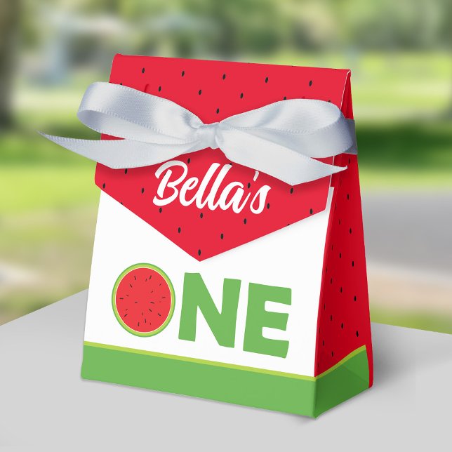 Wassermelone 1st Birthday Party Gable Box für Mädc Geschenkschachtel (Von Creator hochgeladen)