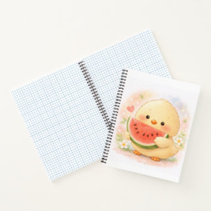 Wassermelone Alma Küken Notizbuch