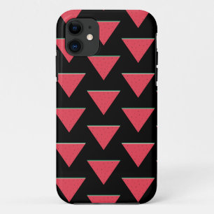 Wassermelone auf invertiertem rotem Dreieck Case-Mate iPhone Hülle