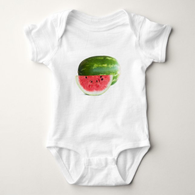 Wassermelone Baby Strampler (Vorderseite)