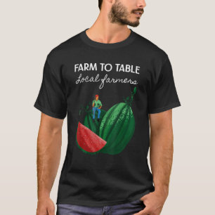 Wassermelone bauen meinen eigenen pflanzlichen Bau T-Shirt