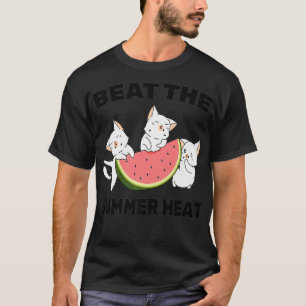 Wassermelone - Beat The Summer Heat - Katze - Kitt T-Shirt