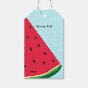 Wassermelone Blau Spaß Sommer Geburtstagsfeier Geschenkanhänger