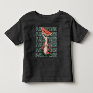 Wassermelone, Blume und freie Paläste Wiederholung Kleinkind T-shirt
