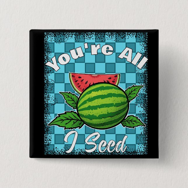 Wassermelone Button (Vorderseite)